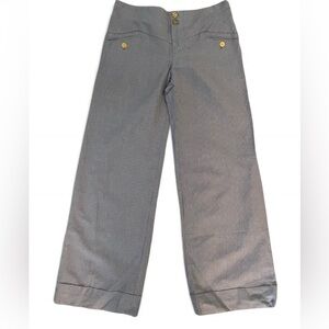 NWT Elevenses by Anthropologie High Waisted Striped Pants Womens Size 8